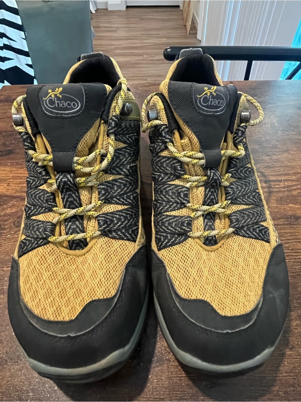 Chaco Men’s Yellow and Black Trail Sneakers